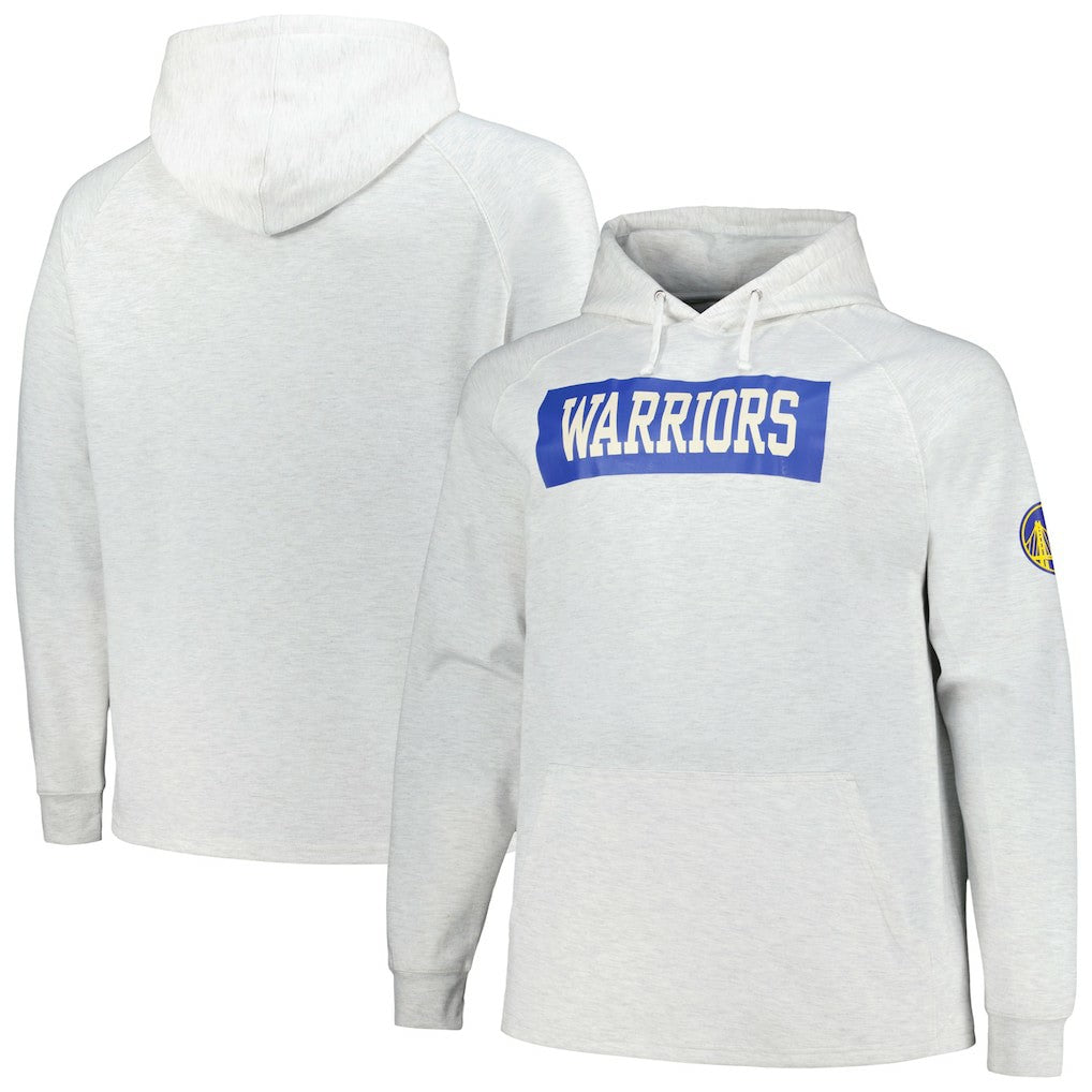 Golden State Warriors Big & Tall Raglan Tri-Blend Pullover Hoodie sale Online