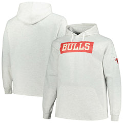 Chicago Bulls Big & Tall Raglan Tri-Blend Pullover Hoodie sale Discount