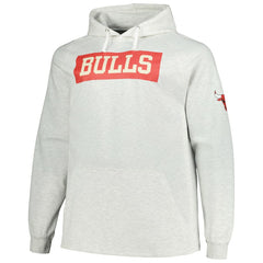 Chicago Bulls Big & Tall Raglan Tri-Blend Pullover Hoodie sale Discount