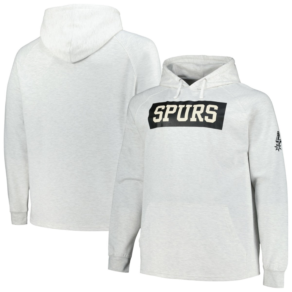 San Antonio Spurs Big & Tall Raglan Tri-Blend Pullover Hoodie Discount