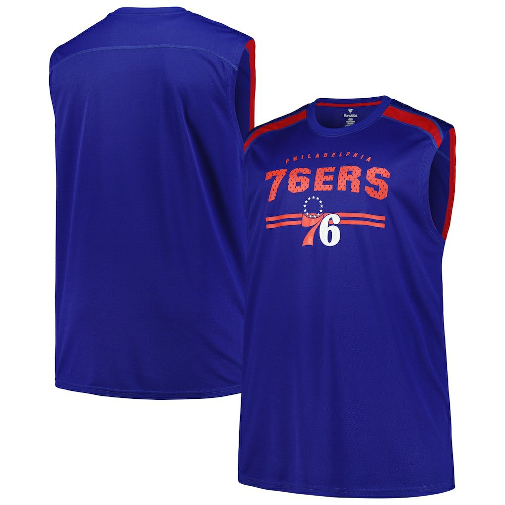 Philadelphia 76ers Big & Tall Birdseye Muscle Tank Top Online