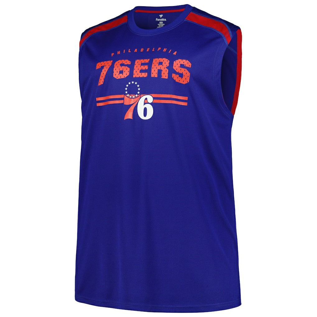 Philadelphia 76ers Big & Tall Birdseye Muscle Tank Top Online