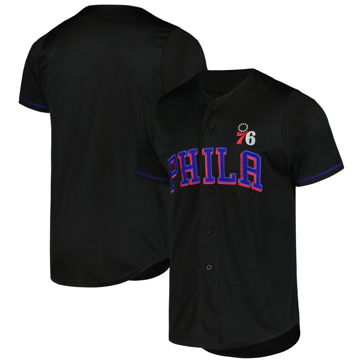 Philadelphia 76ers Pop Baseball Jersey For Sale