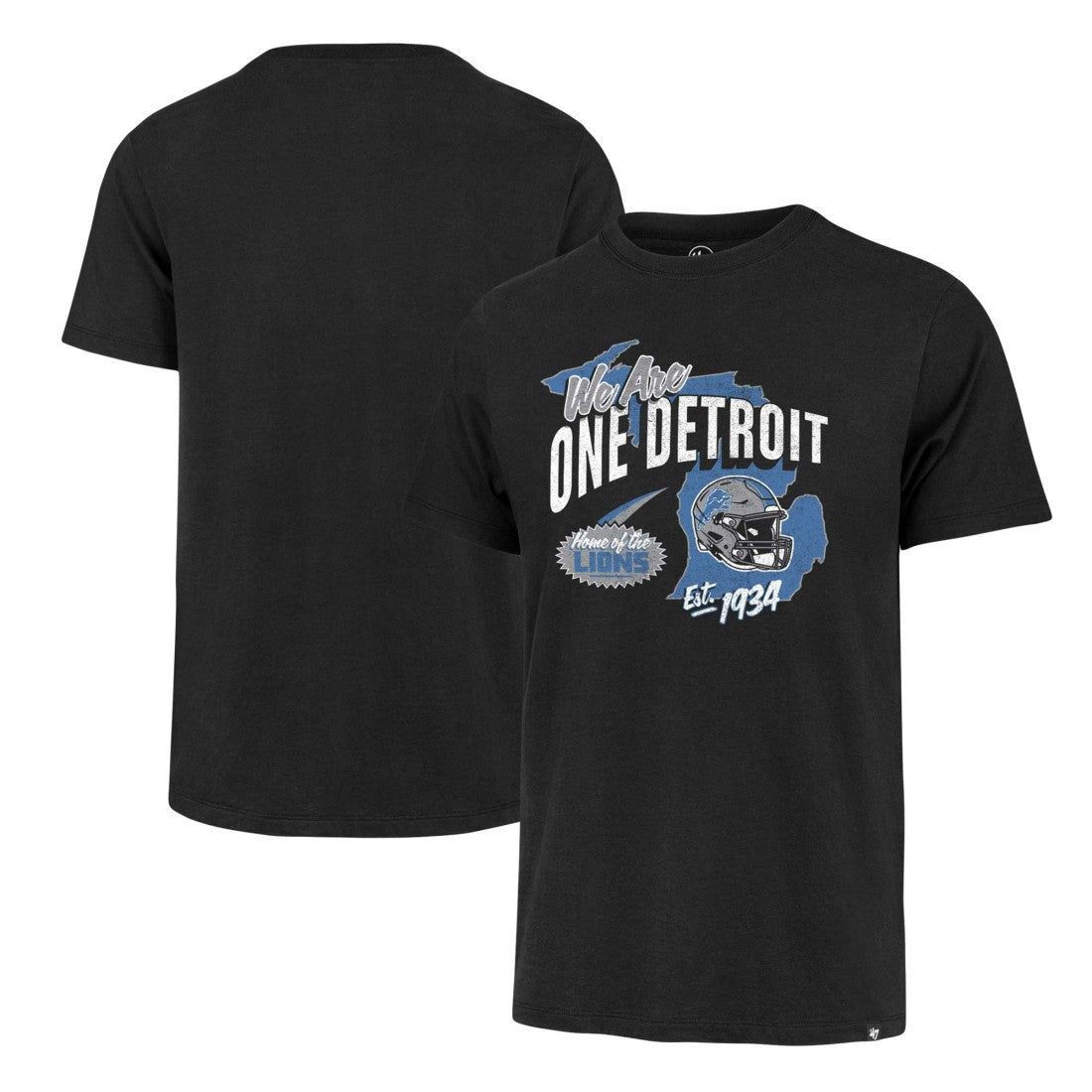 Detroit Lions 47 brand '47 Regional Franklin T-Shirt