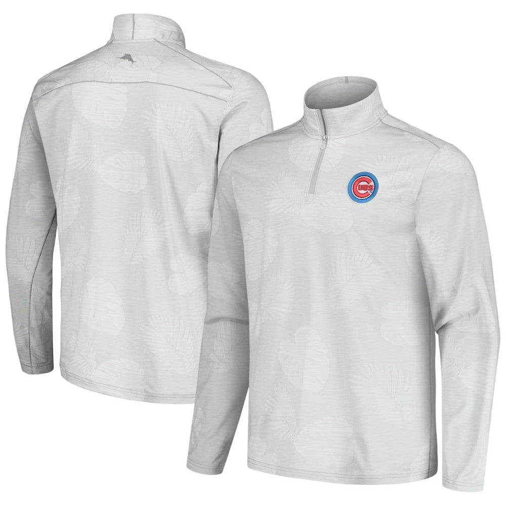 Chicago Cubs Tommy Bahama Delray Frond IslandZone Half-Zip Jacket | MLB Near me
