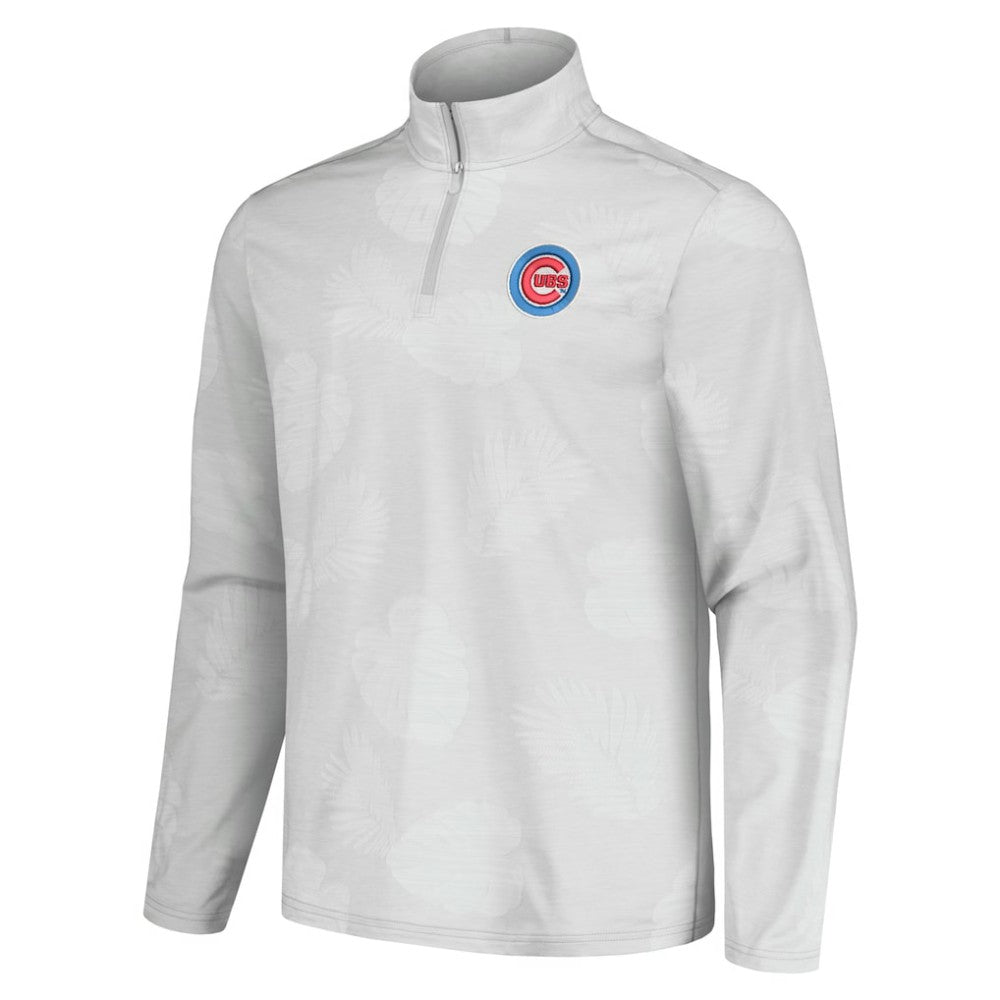 Chicago Cubs Tommy Bahama Delray Frond IslandZone Half-Zip Jacket | MLB Near me