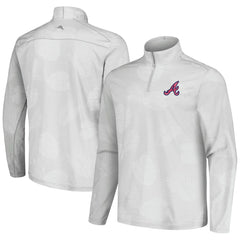 Atlanta Braves Tommy Bahama Delray Frond IslandZone Half-Zip Jacket | MLB Online