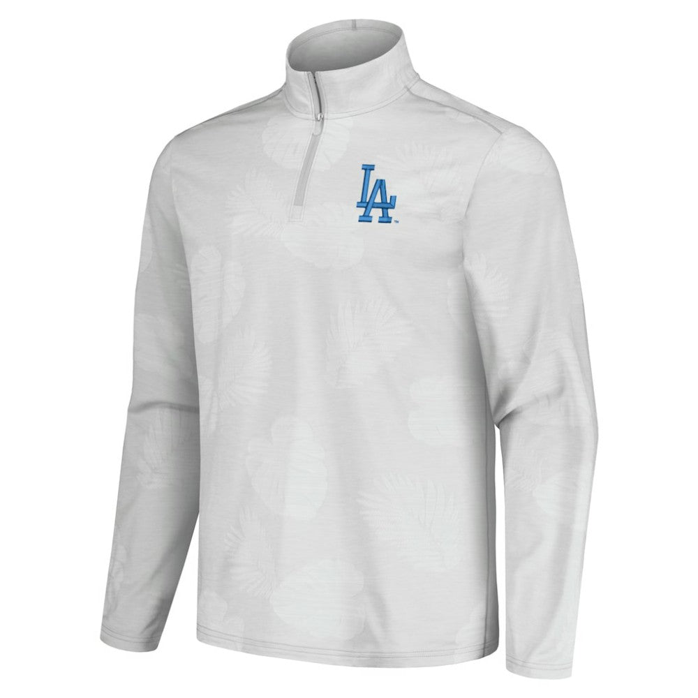 Los Angeles Dodgers Tommy Bahama Delray Frond IslandZone Half-Zip Jacket | MLB Shop