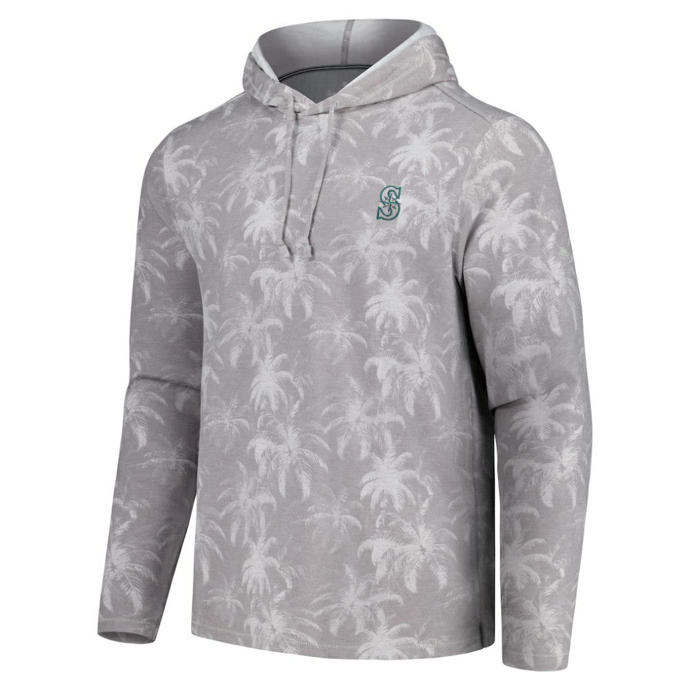 Seattle Mariners Tommy Bahama Palm Frenzy Hoodie Long Sleeve T-Shirt | MLB Online