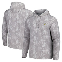 Minnesota Vikings Tommy Bahama Palm Frenzy Hoodie Long Sleeve T-Shirt
