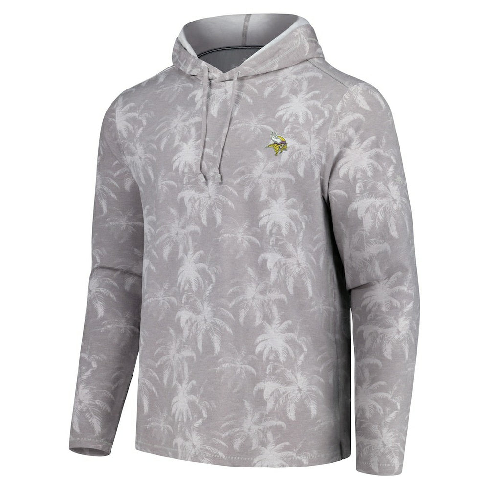 Minnesota Vikings Tommy Bahama Palm Frenzy Hoodie Long Sleeve T-Shirt