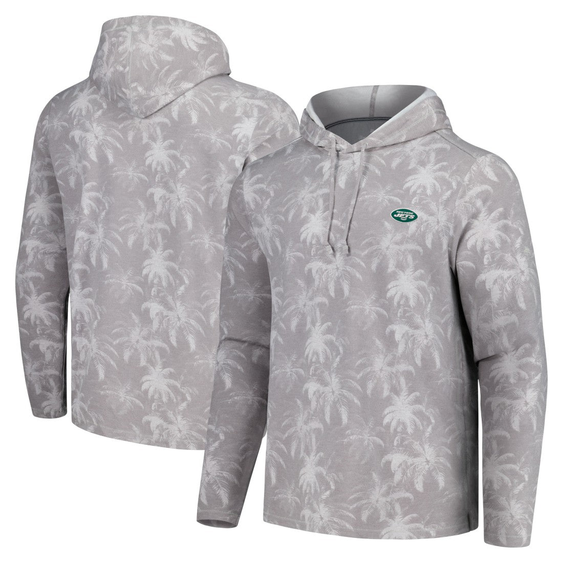 New York Jets Tommy Bahama Palm Frenzy Hoodie Long Sleeve T-Shirt