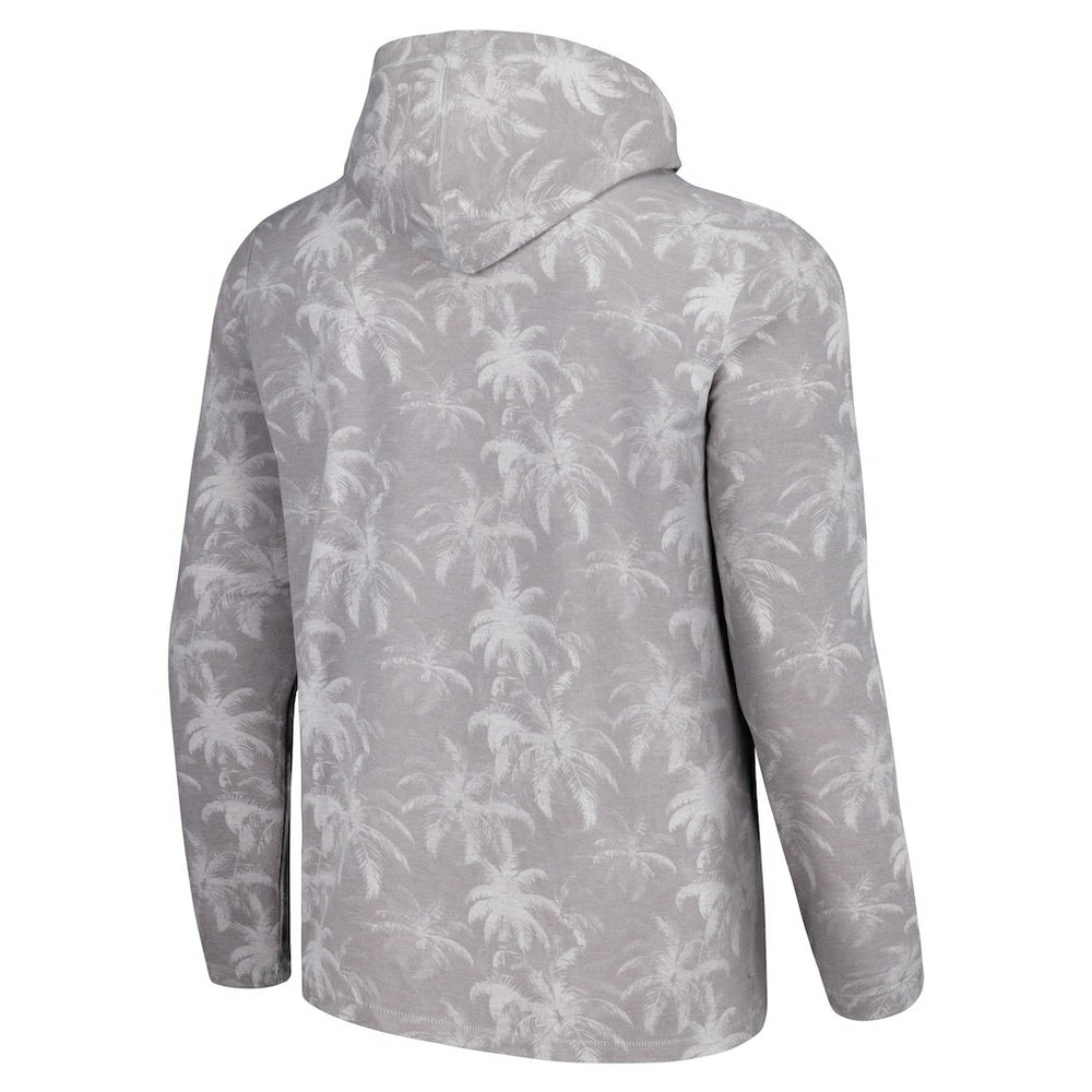 Miami Dolphins Tommy Bahama Palm Frenzy Hoodie Long Sleeve T-Shirt