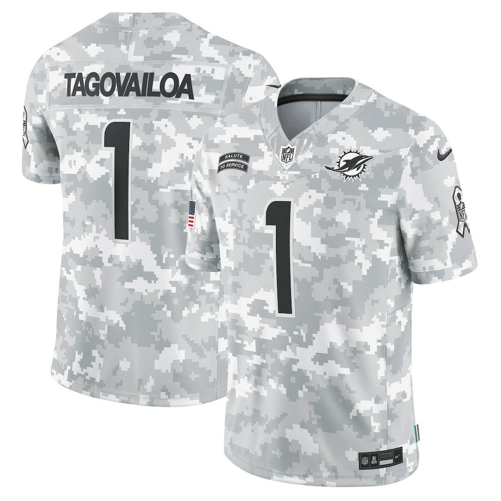 Miami Dolphins Nike Tua Tagovailoa  2024 Salute to Service Limited Jersey