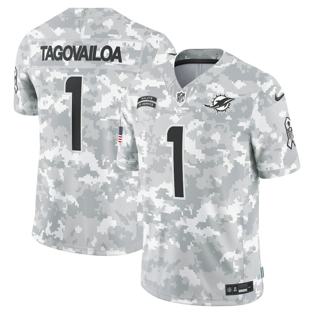 Miami Dolphins Nike Tua Tagovailoa  2024 Salute to Service Limited Jersey
