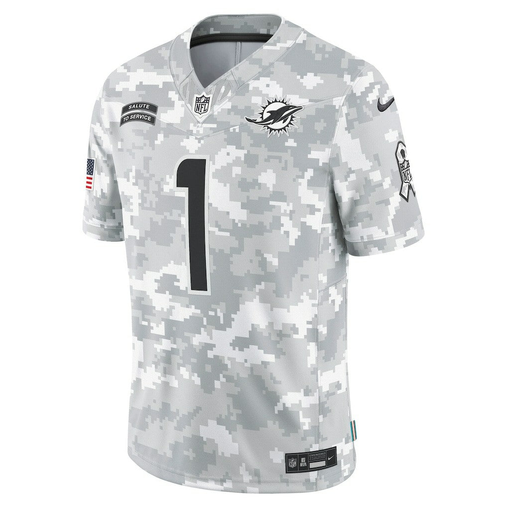 Miami Dolphins Nike Tua Tagovailoa  2024 Salute to Service Limited Jersey