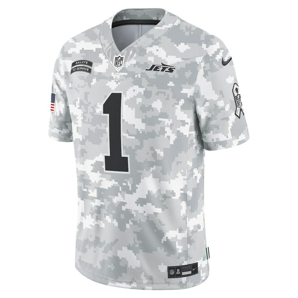 New York Jets Nike Sauce Gardner  2024 Salute to Service Limited Jersey