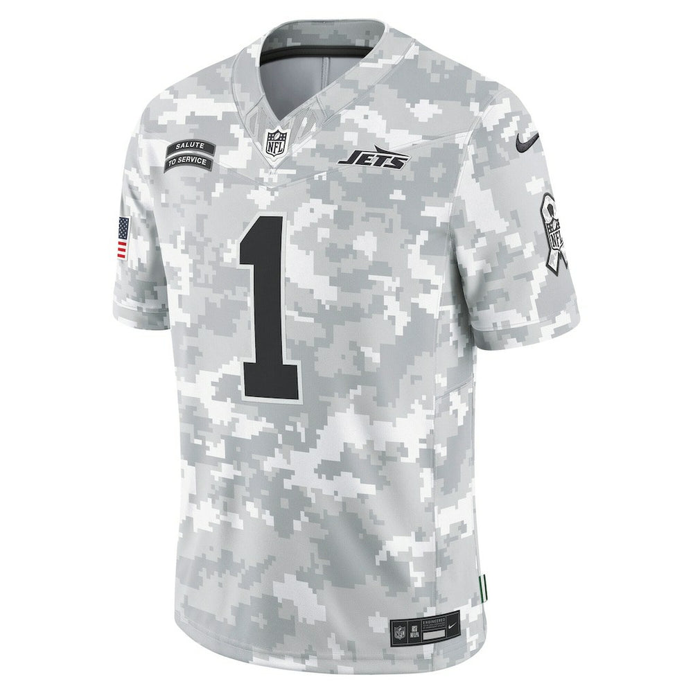 New York Jets Nike Sauce Gardner  2024 Salute to Service Limited Jersey