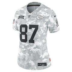 Kansas City Chiefs Nike Travis Kelce  Women's 2024 Salute to Service Limited Jersey