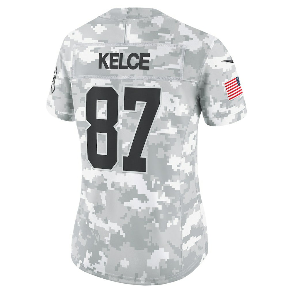 Kansas City Chiefs Nike Travis Kelce  Women's 2024 Salute to Service Limited Jersey