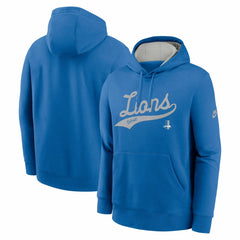 Detroit Lions Nike Rewind Club Logo Pullover Hoodie