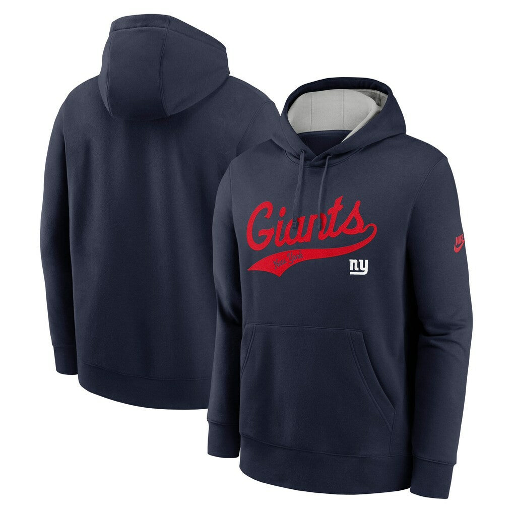 New York Giants Nike Rewind Club Logo Pullover Hoodie