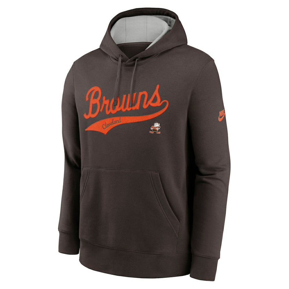 Cleveland Browns Nike Rewind Club Logo Pullover Hoodie