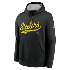 Pittsburgh Steelers Nike Rewind Club Logo Pullover Hoodie