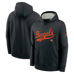 Cincinnati Bengals Nike Rewind Club Logo Pullover Hoodie
