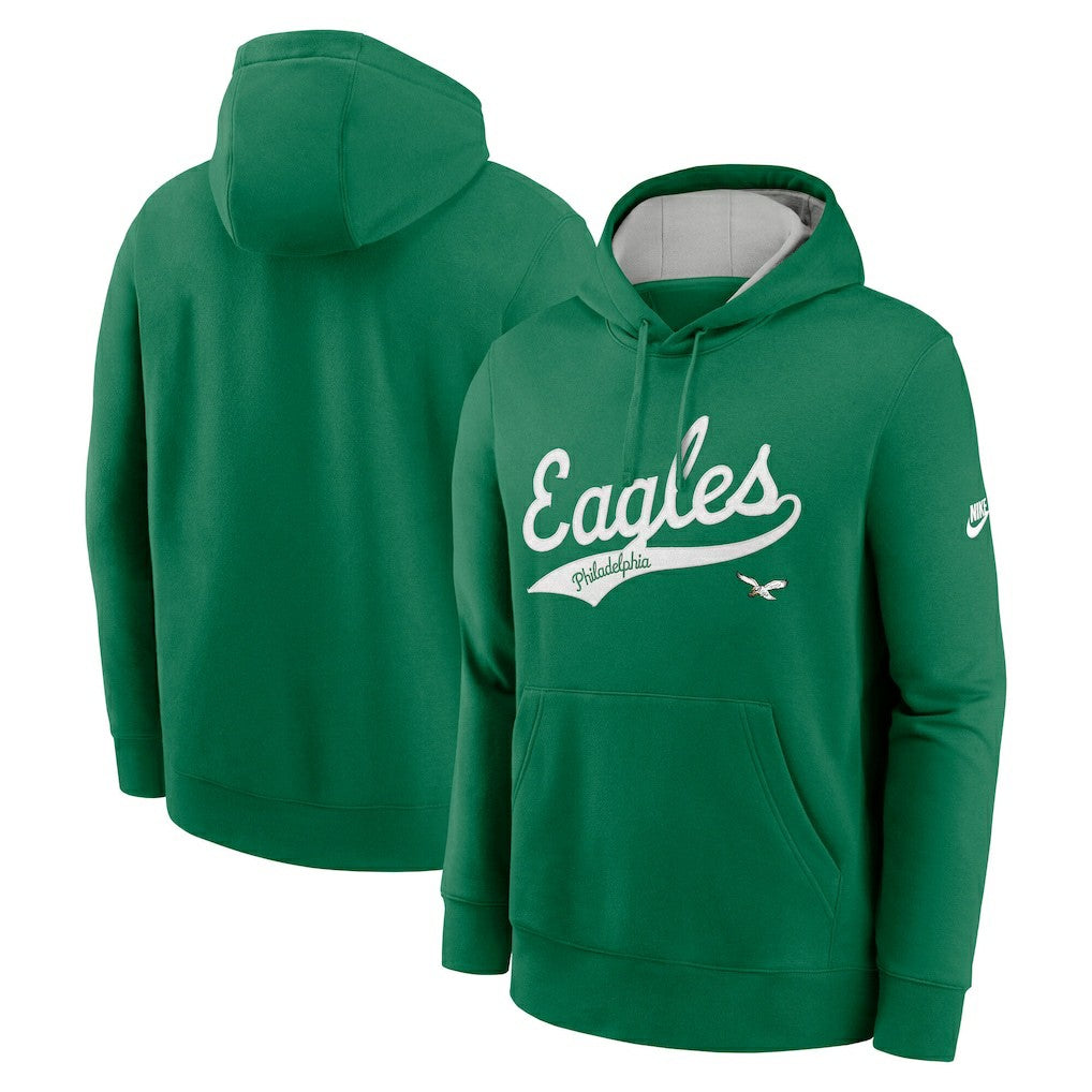 Philadelphia Eagles Nike Rewind Club Logo Pullover Hoodie