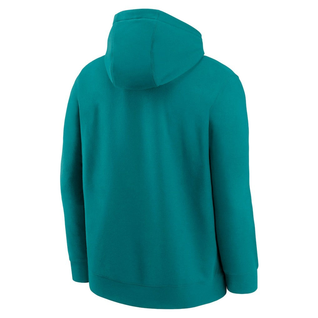 Miami Dolphins Nike Rewind Club Logo Pullover Hoodie