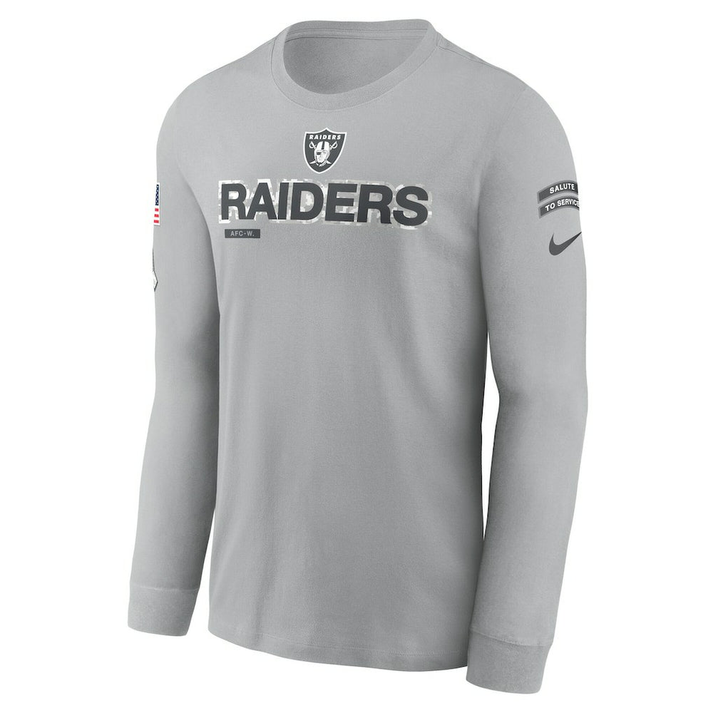 Las Vegas Raiders Nike 2024 Salute To Service Long Sleeve T-Shirt