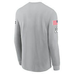 Las Vegas Raiders Nike 2024 Salute To Service Long Sleeve T-Shirt