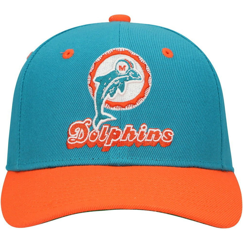 Miami Dolphins Mitchell & Ness Youth All In 2.0 Adjustable Hat