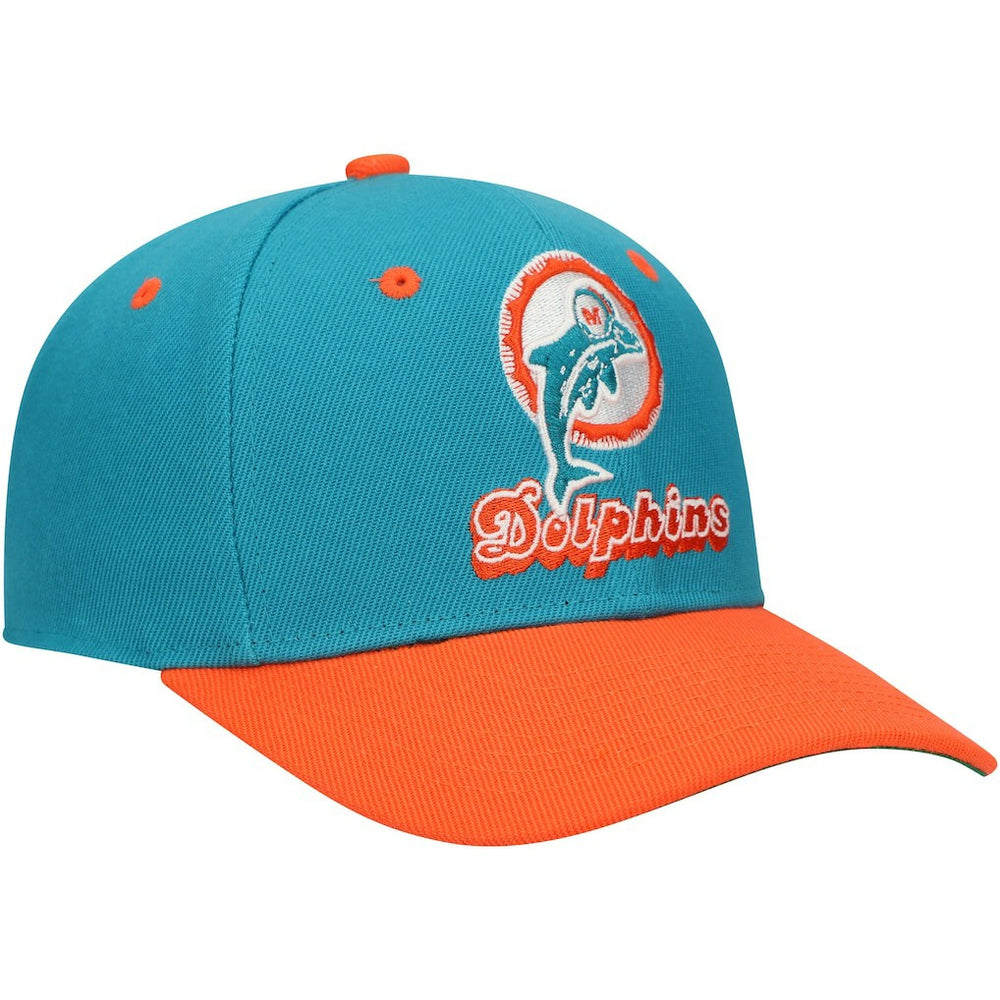Miami Dolphins Mitchell & Ness Youth All In 2.0 Adjustable Hat