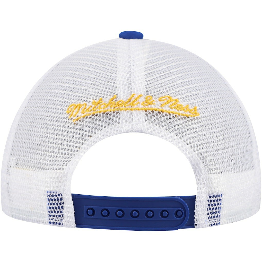 Los Angeles Rams Mitchell & Ness Youth Stripe Trucker Adjustable Hat