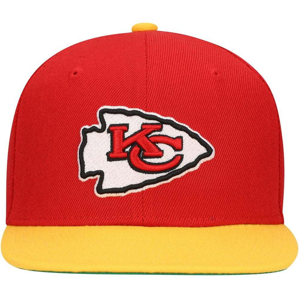 Kansas City Chiefs Mitchell & Ness Youth Team Two-Tone Snapback Hat