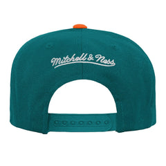Miami Dolphins Mitchell & Ness Youth Team Two-Tone Snapback Hat