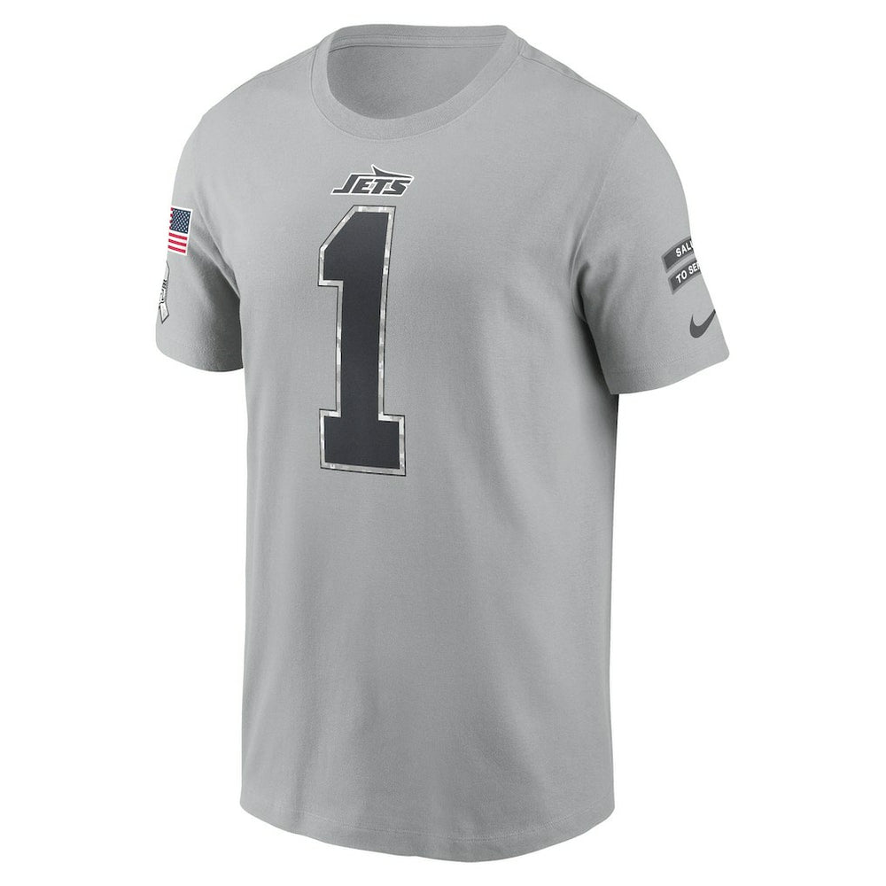 New York Jets Nike Ahmad Sauce Gardner  2024 Salute To Service Name & Number T-Shirt