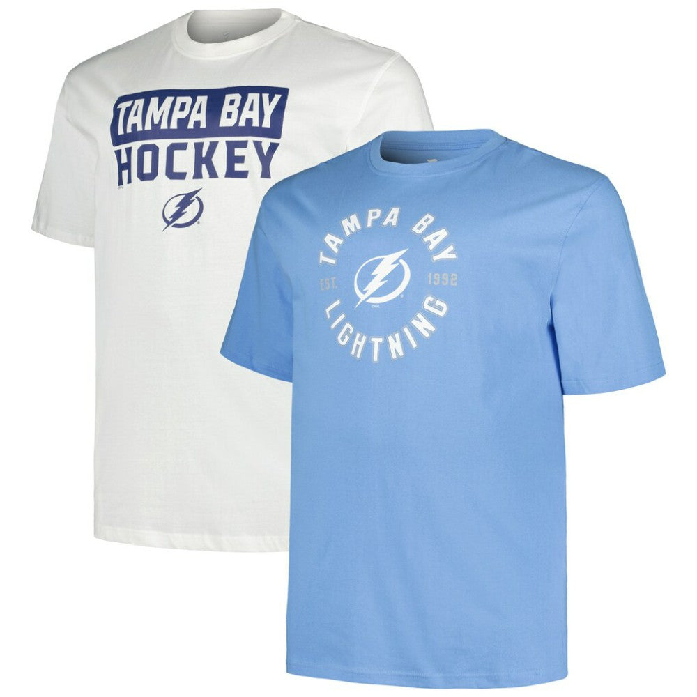 Tampa Bay Lightning Fanatics Big & Tall 2-Pack T-Shirt Set Outlet