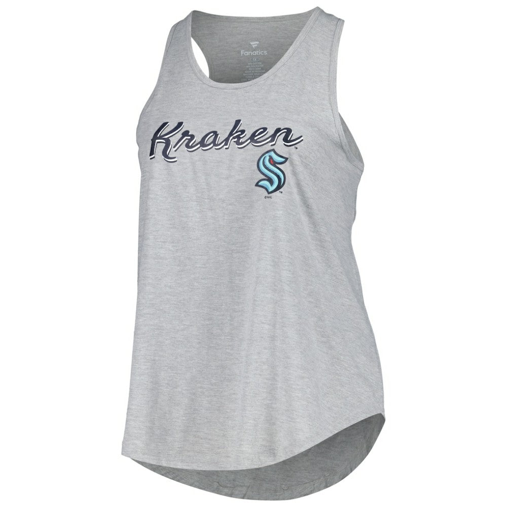 Seattle Kraken Fanatics Women's Plus Size Racerback Tank Top Online