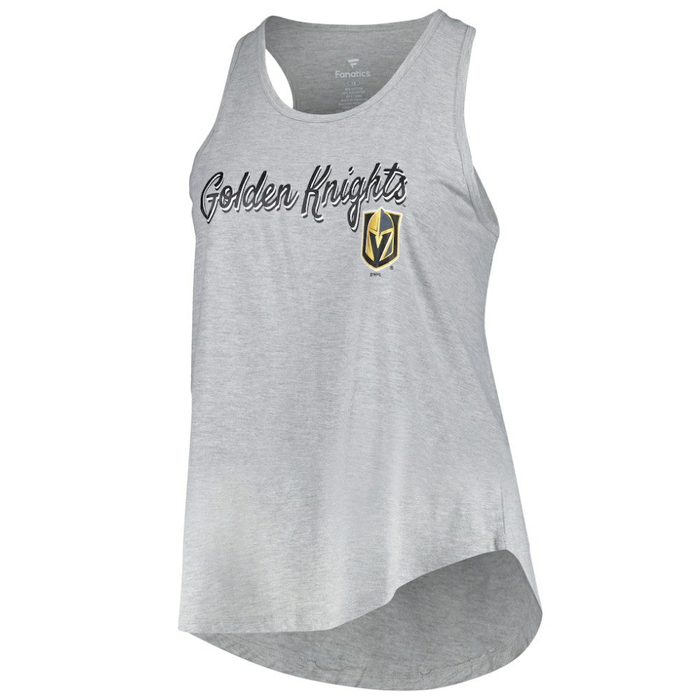 Vegas Golden Knights Fanatics Women's Plus Size Racerback Tank Top On Sale