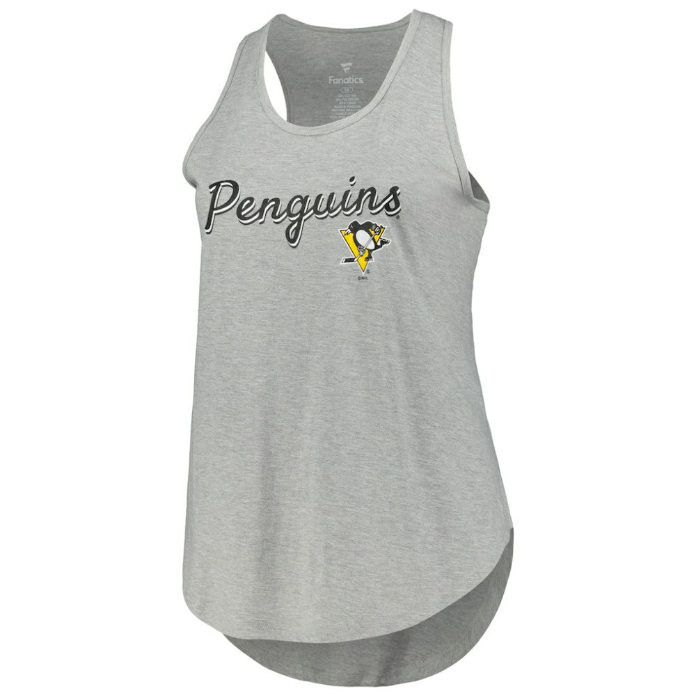 Pittsburgh Penguins Fanatics Women's Plus Size Racerback Tank Top On Sale