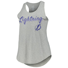 Tampa Bay Lightning Fanatics Women's Plus Size Racerback Tank Top Sale