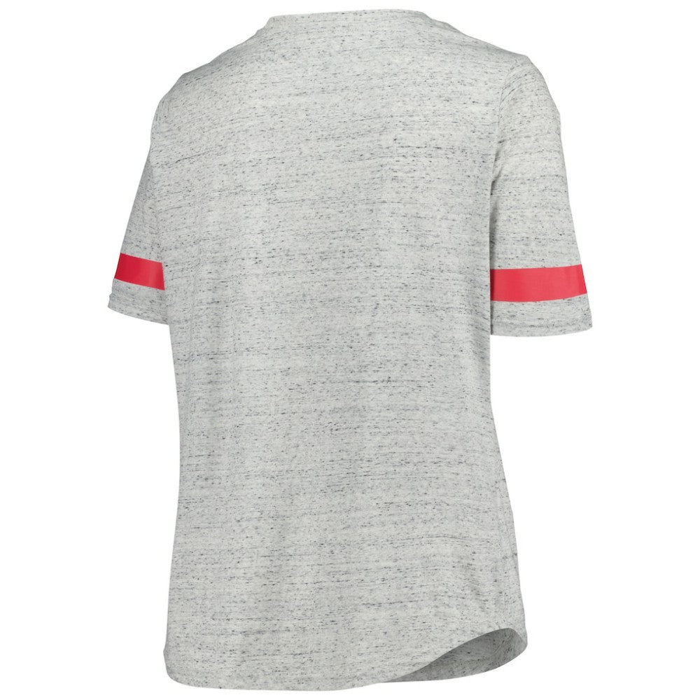 New Jersey Devils Fanatics Women's Plus Size Lace-Up T-Shirt Online