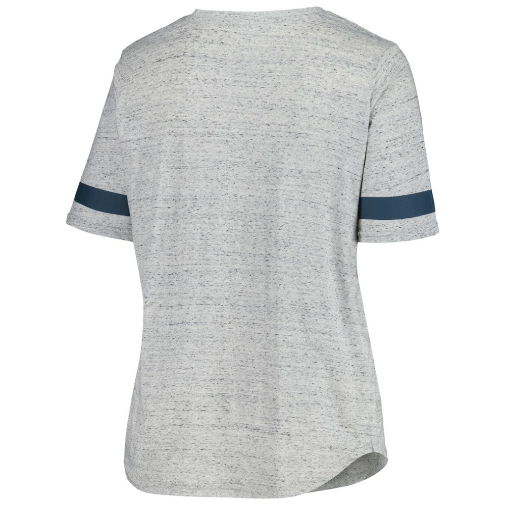 Seattle Kraken Fanatics Women's Plus Size Lace-Up T-Shirt Sale