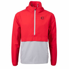 Cincinnati Reds Cutter & Buck City Connect Charter Eco Recycled Half-Zip Anorak Jacket | MLB On Sale