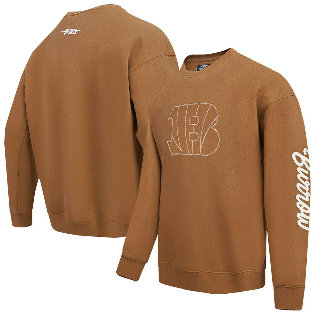 Cincinnati Bengals  Joe Burrow  Pro Standard Pullover Crewneck Sweatshirt