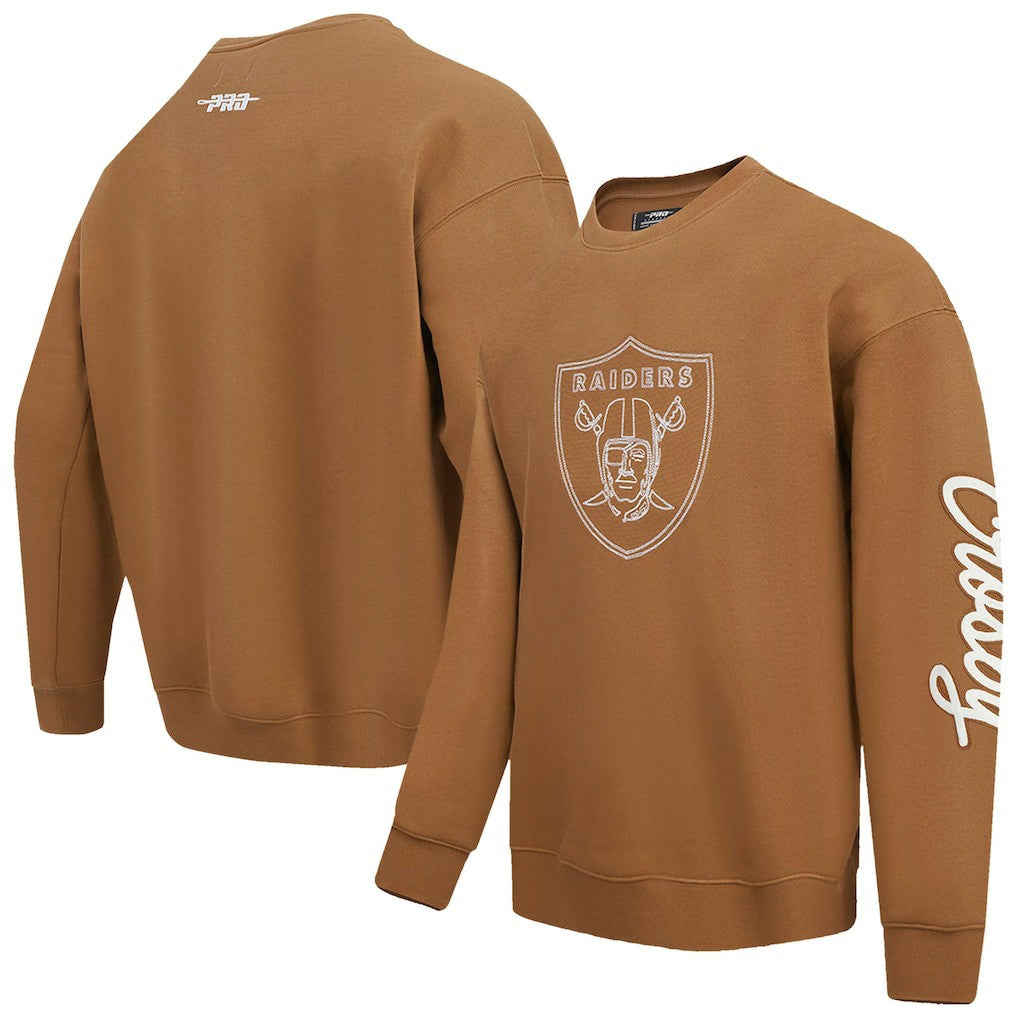 Las Vegas Raiders  Maxx Crosby  Pro Standard Pullover Crewneck Sweatshirt