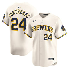 William Contreras Milwaukee Brewers Nike Home Limited Player Jersey | MLB Online